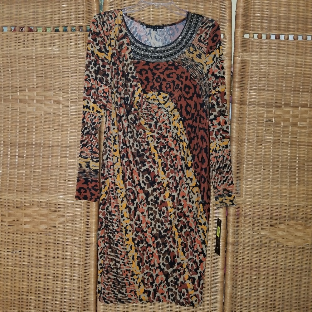 Tiana B. Patterned Sheath Dress